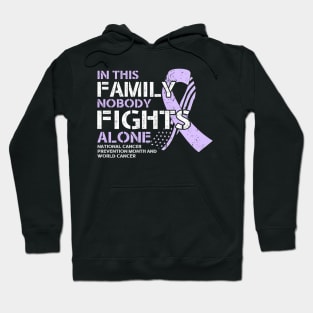 National Cancer Prevention Month and World Cancer  USA Flag Hoodie